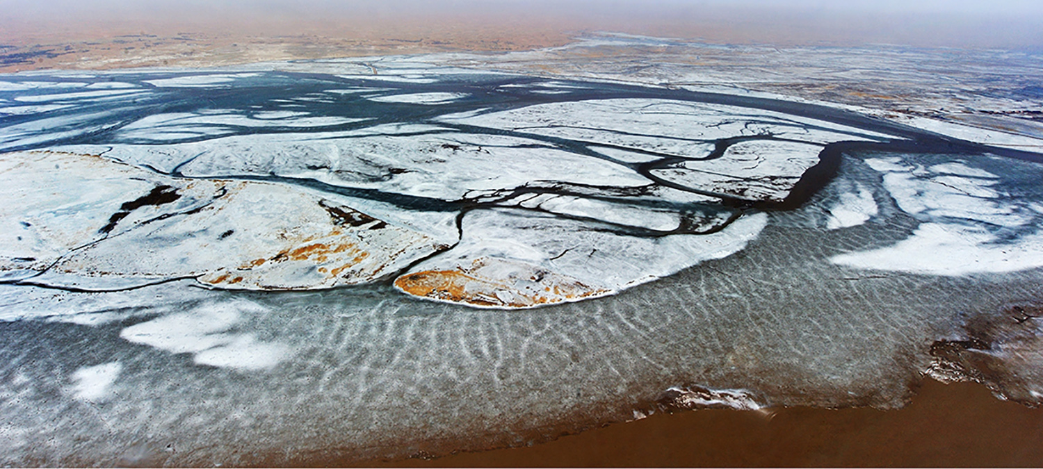 速看！磴口正在上演“冰河乍裂”自然大片